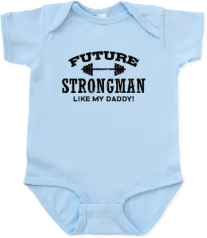 CafePress Future Strongman Infant Bodysuit Cute Infant Bodysuit Baby Romper