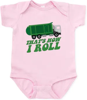 CafePress Garbage Truck Body Suit Cute Infant Bodysuit Baby Romper