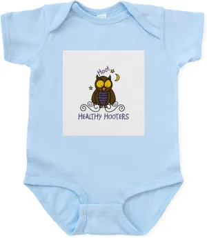 CafePress Healthy Hooters Body Suit Cute Infant Bodysuit Baby Romper