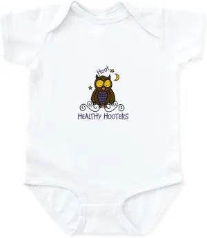 CafePress Healthy Hooters Body Suit Cute Infant Bodysuit Baby Romper