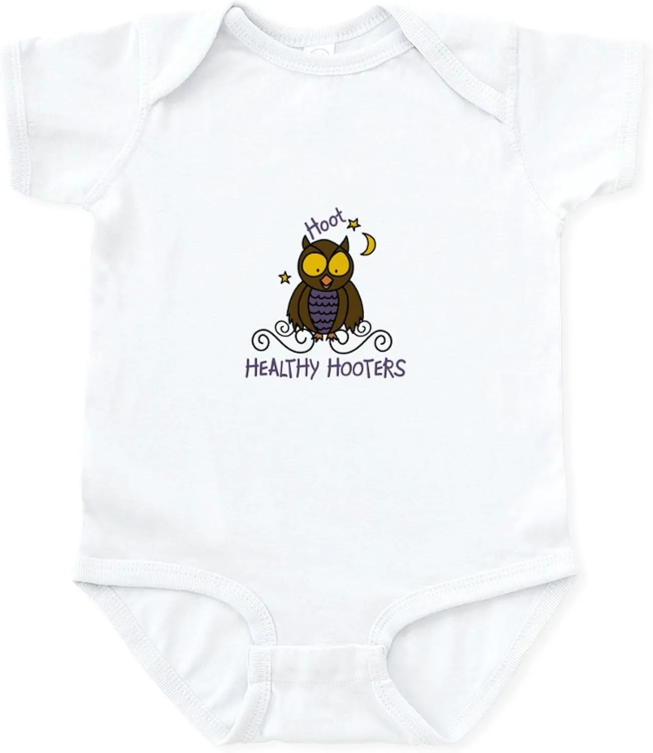 CafePress Healthy Hooters Body Suit Cute Infant Bodysuit Baby Romper