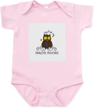 CafePress Healthy Hooters Body Suit Cute Infant Bodysuit Baby Romper