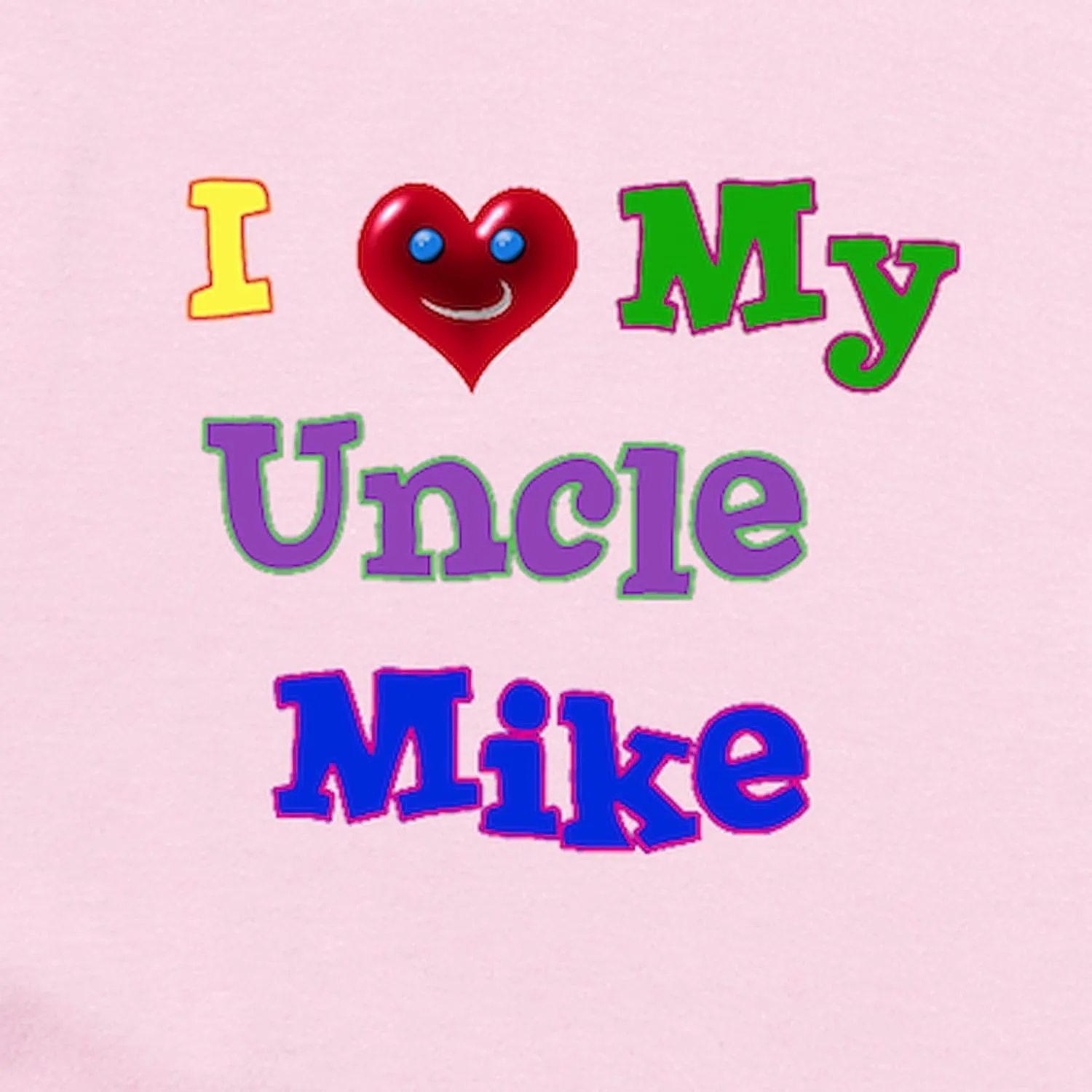 CafePress I Love My Uncle Mike Infant Bodysuit Cute Infant Bodysuit Baby Romper