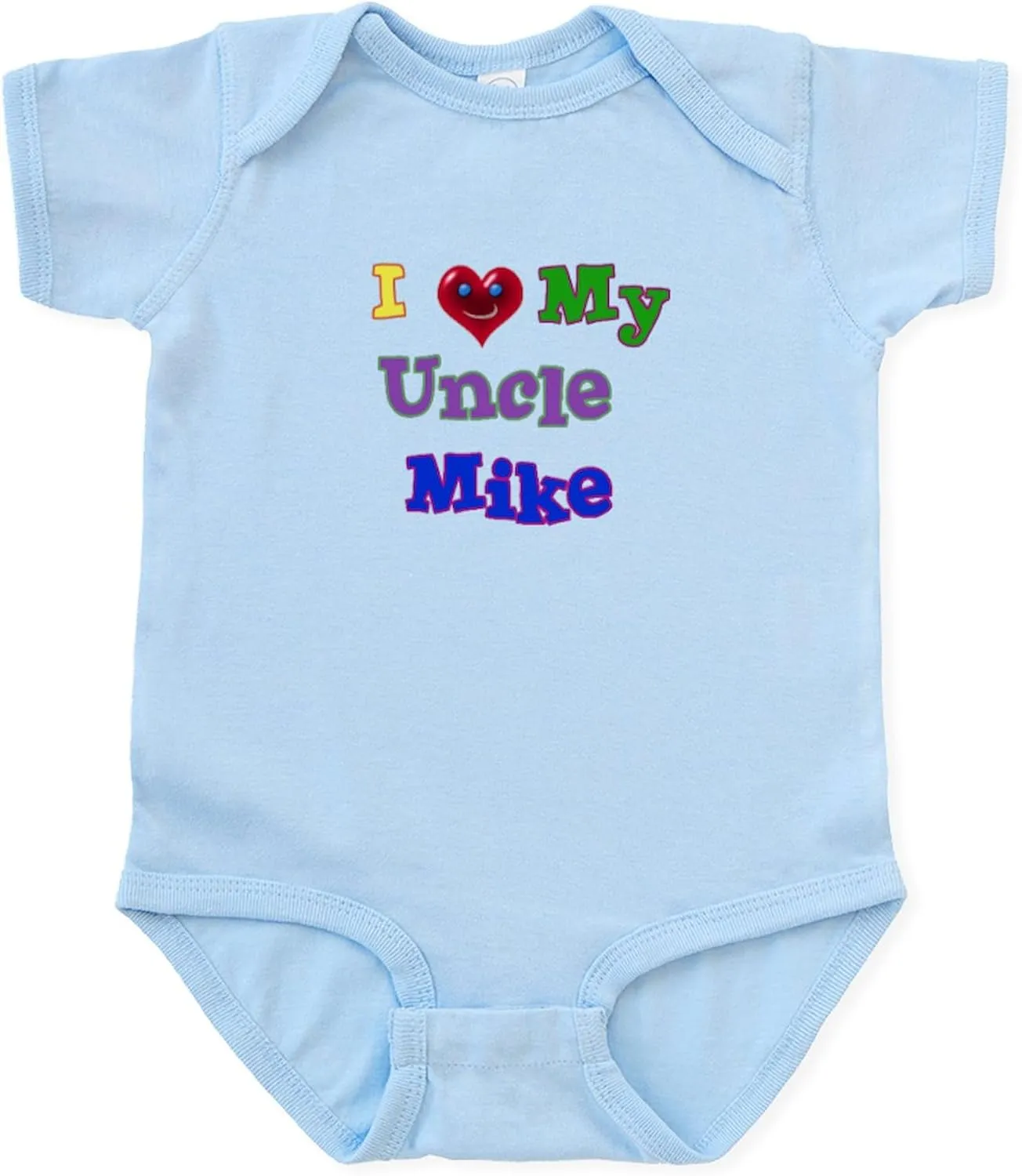CafePress I Love My Uncle Mike Infant Bodysuit Cute Infant Bodysuit Baby Romper