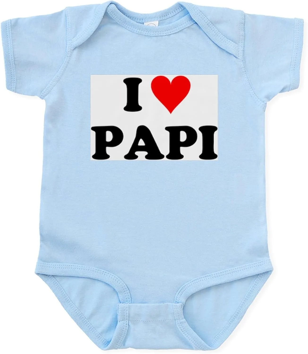 CafePress I Love Papi Infant Bodysuit Cute Infant Bodysuit Baby Romper