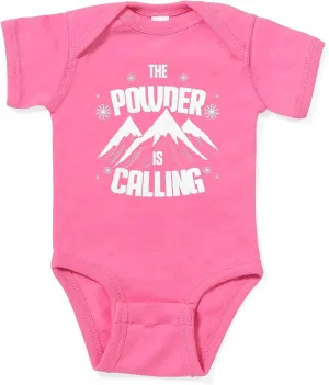 CafePress Ice Climber Rock Climbing Snow Powder is Body Suit Cute Infant Bodysuit Baby Romper Dark