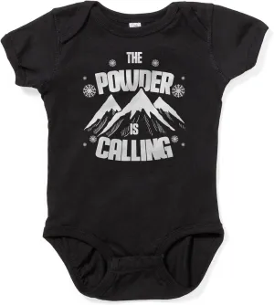 CafePress Ice Climber Rock Climbing Snow Powder is Body Suit Cute Infant Bodysuit Baby Romper Dark