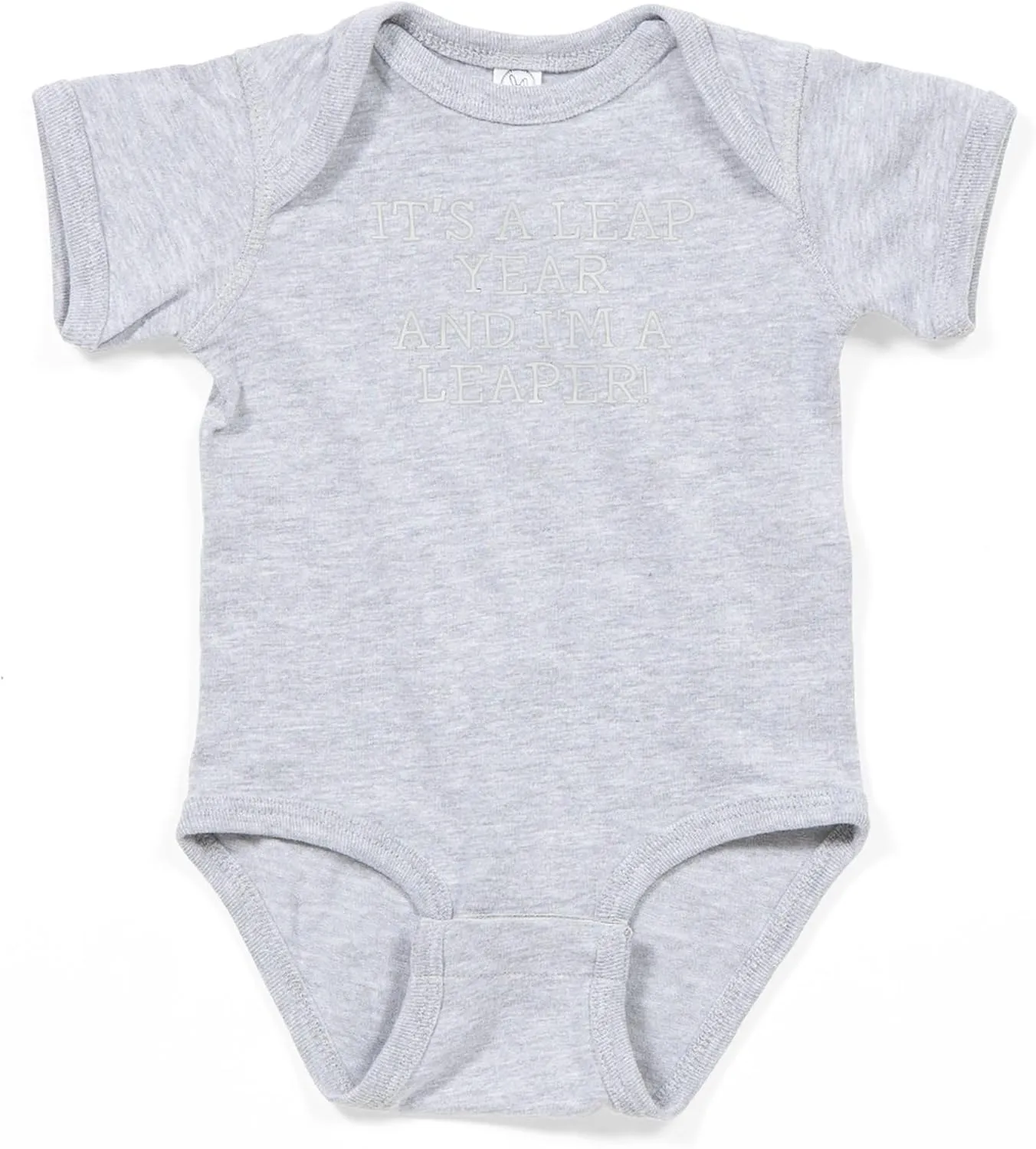 CafePress It's A Leap Year and I'm A Leaper Body Suit Cute Infant Bodysuit Baby Romper Dark