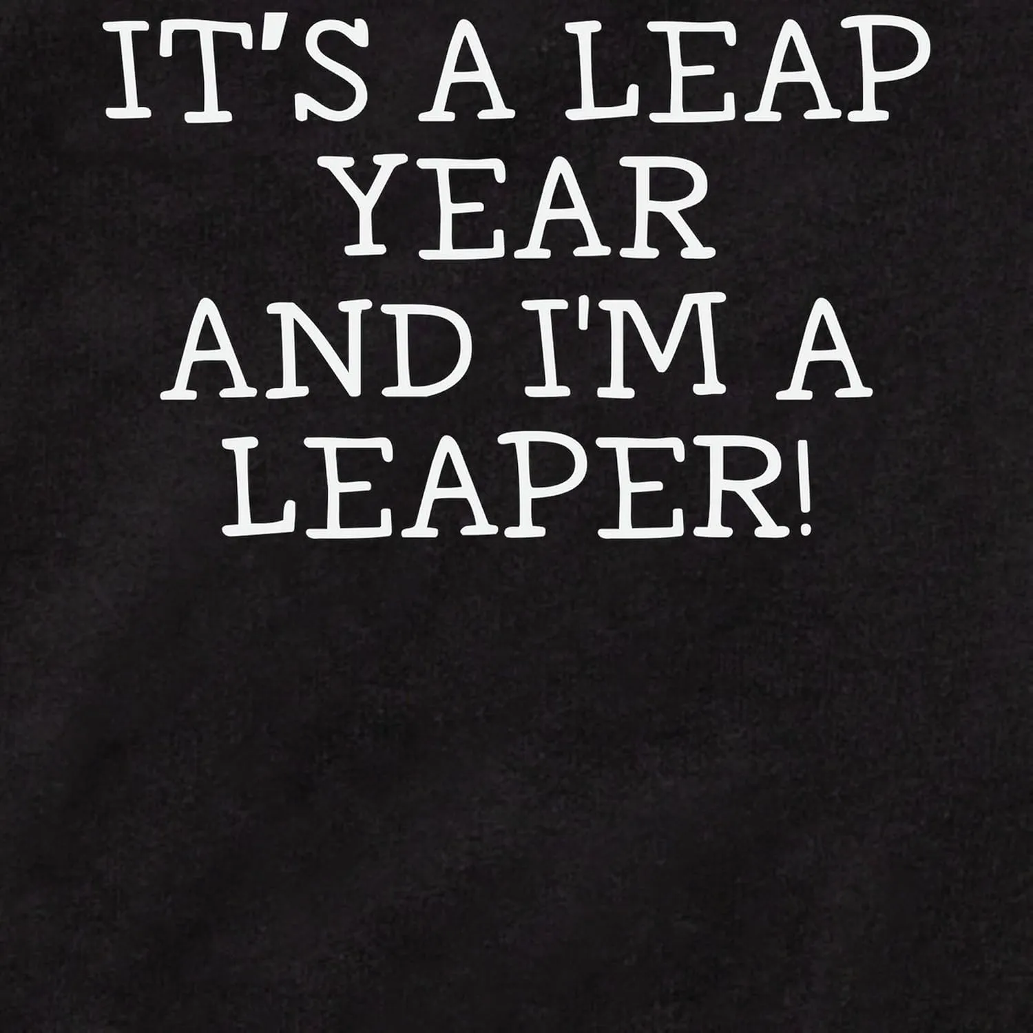 CafePress It's A Leap Year and I'm A Leaper Body Suit Cute Infant Bodysuit Baby Romper Dark