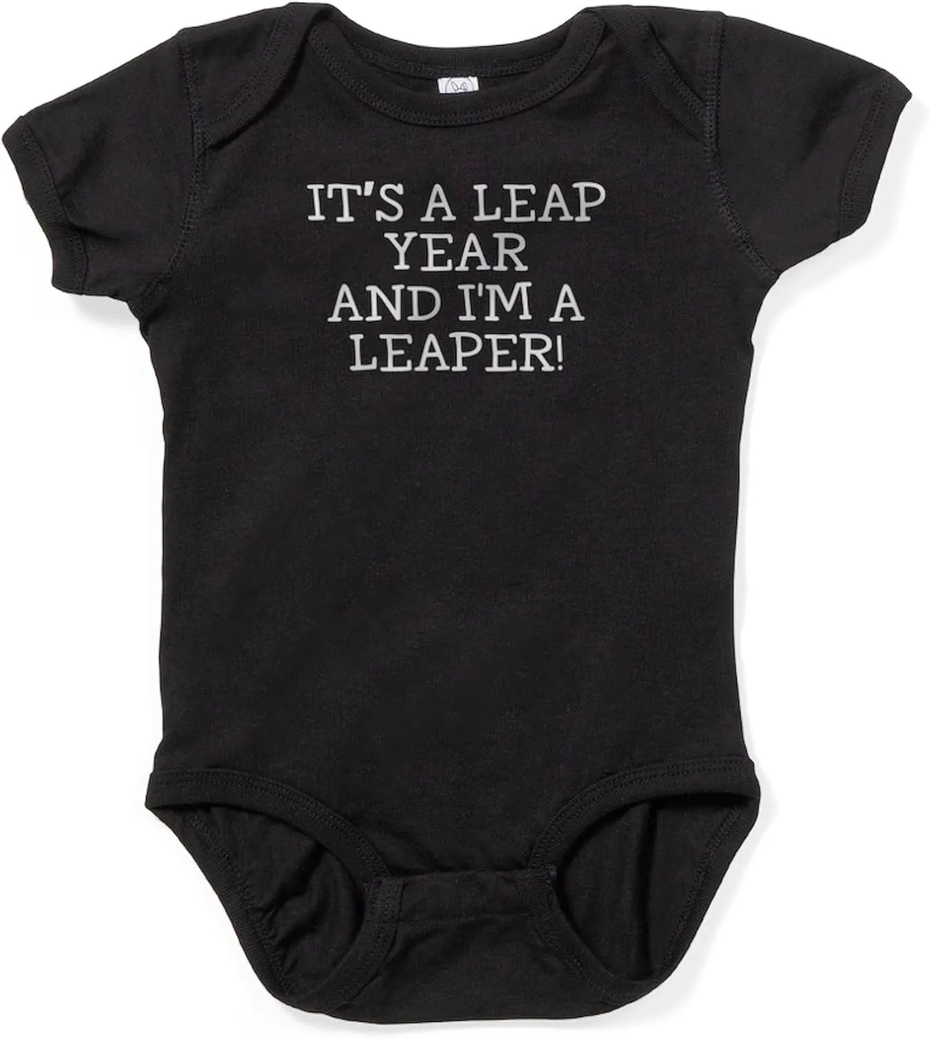 CafePress It's A Leap Year and I'm A Leaper Body Suit Cute Infant Bodysuit Baby Romper Dark