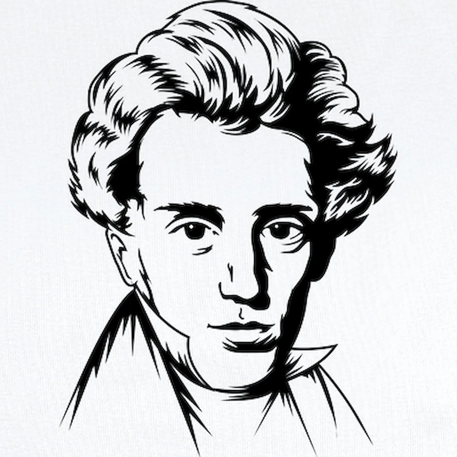 CafePress Kierkegaard Philosophy Infant Bodysuit Cute Infant Bodysuit Baby Romper