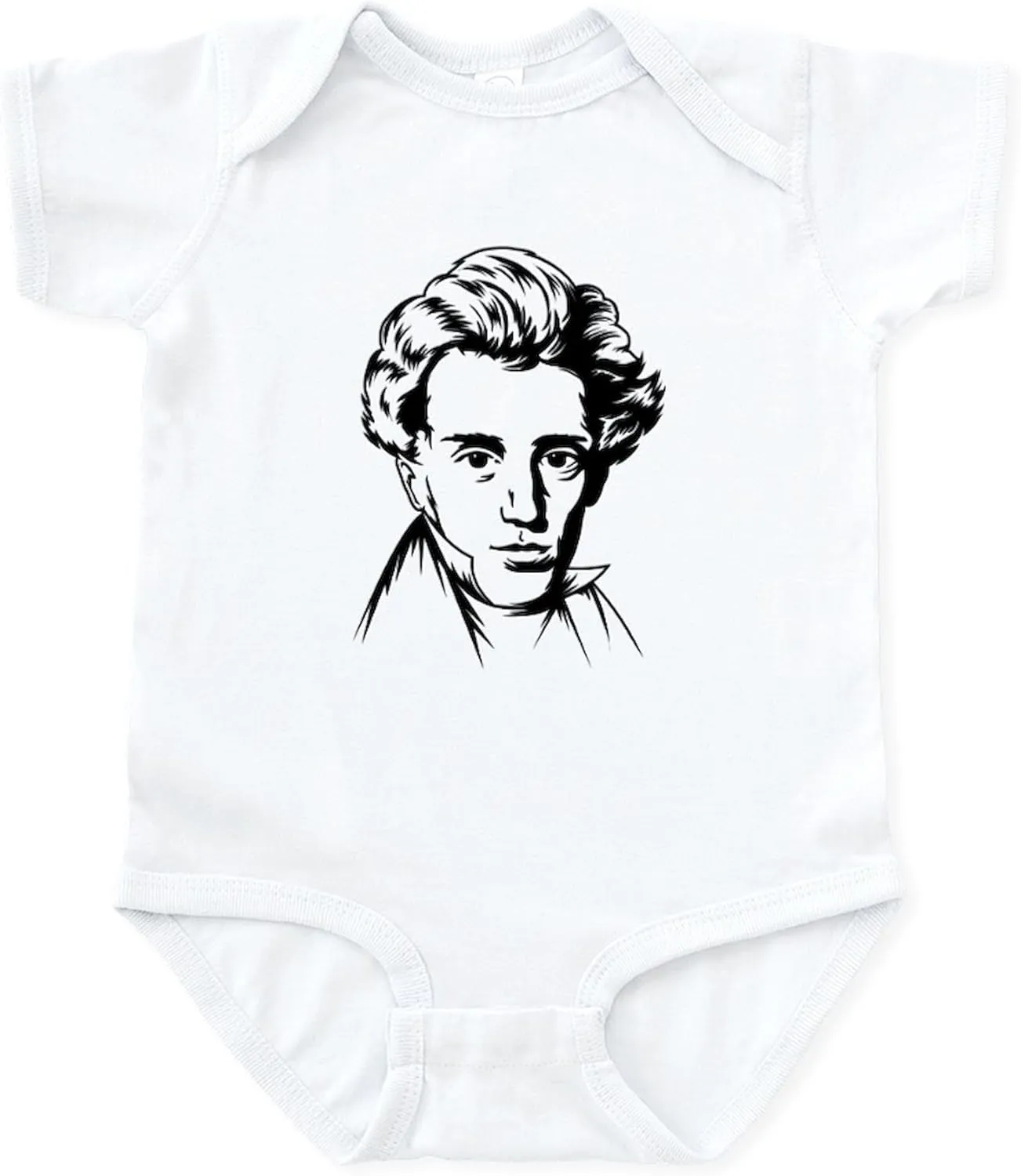 CafePress Kierkegaard Philosophy Infant Bodysuit Cute Infant Bodysuit Baby Romper