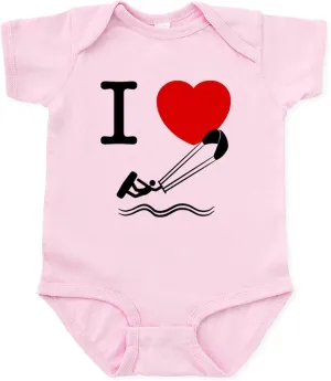 CafePress Kitesurfing Infant Bodysuit Cute Infant Bodysuit Baby Romper
