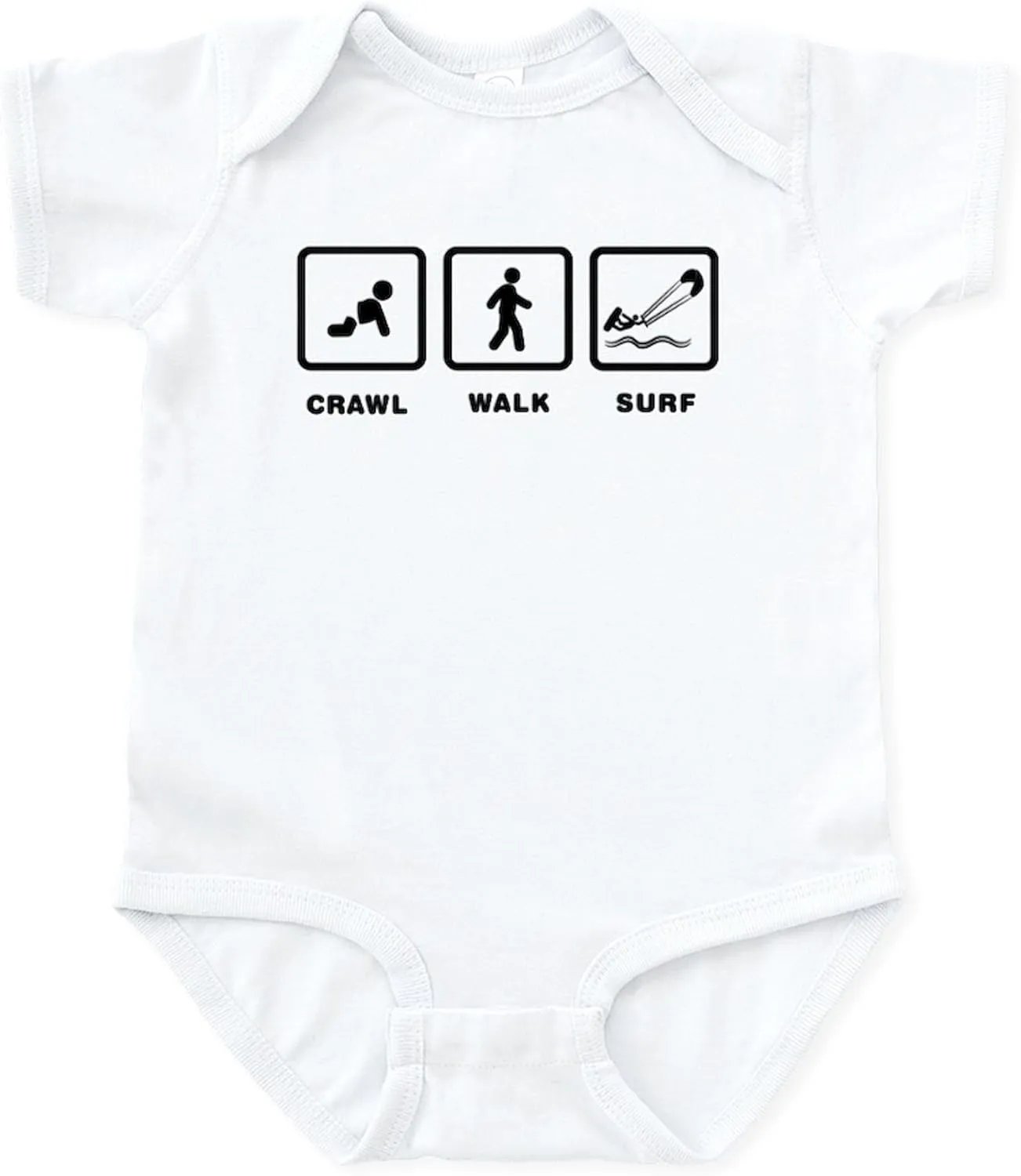 CafePress Kitesurfing Infant Bodysuit Cute Infant Bodysuit Baby Romper