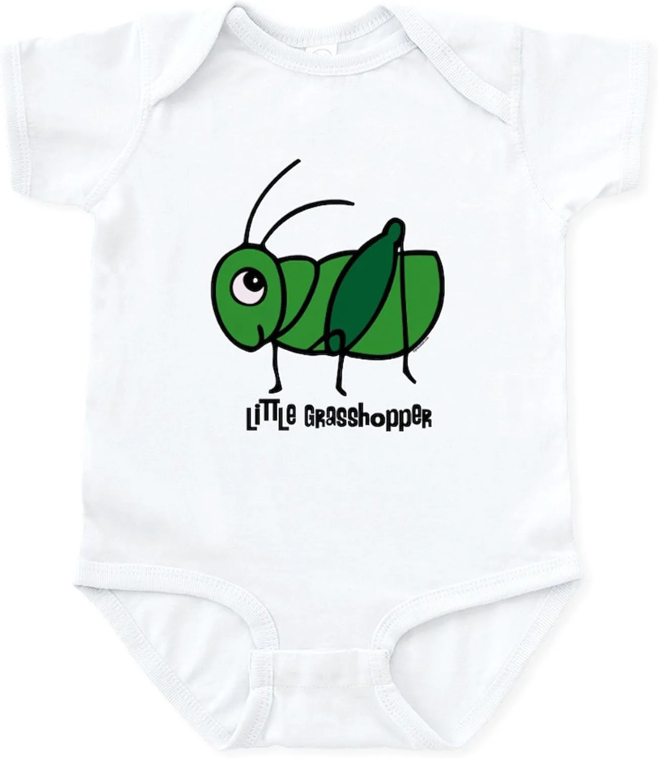 CafePress Little Grasshopper Infant Bodysuit Cute Infant Bodysuit Baby Romper