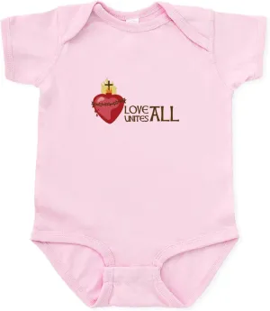 CafePress Love Unites All Body Suit Cute Infant Bodysuit Baby Romper