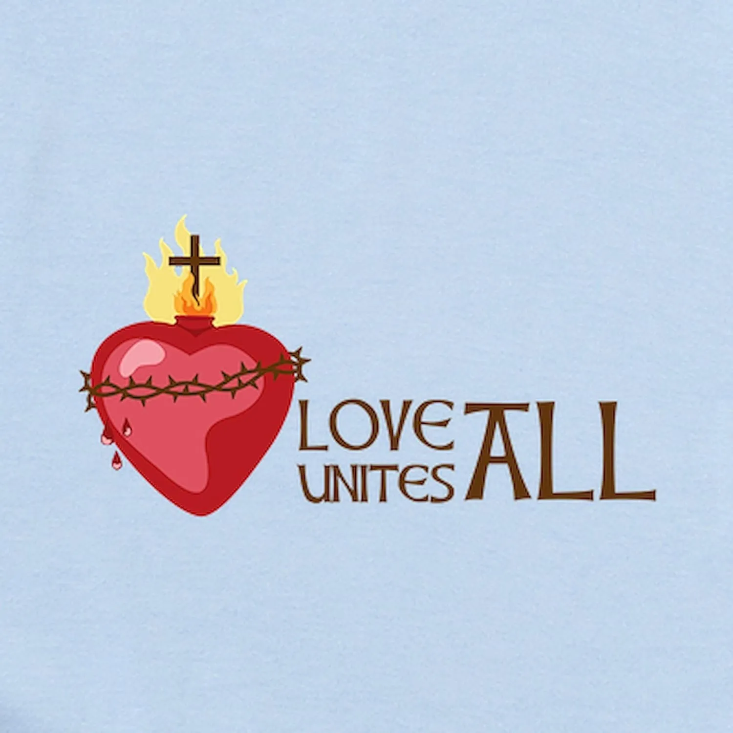 CafePress Love Unites All Body Suit Cute Infant Bodysuit Baby Romper