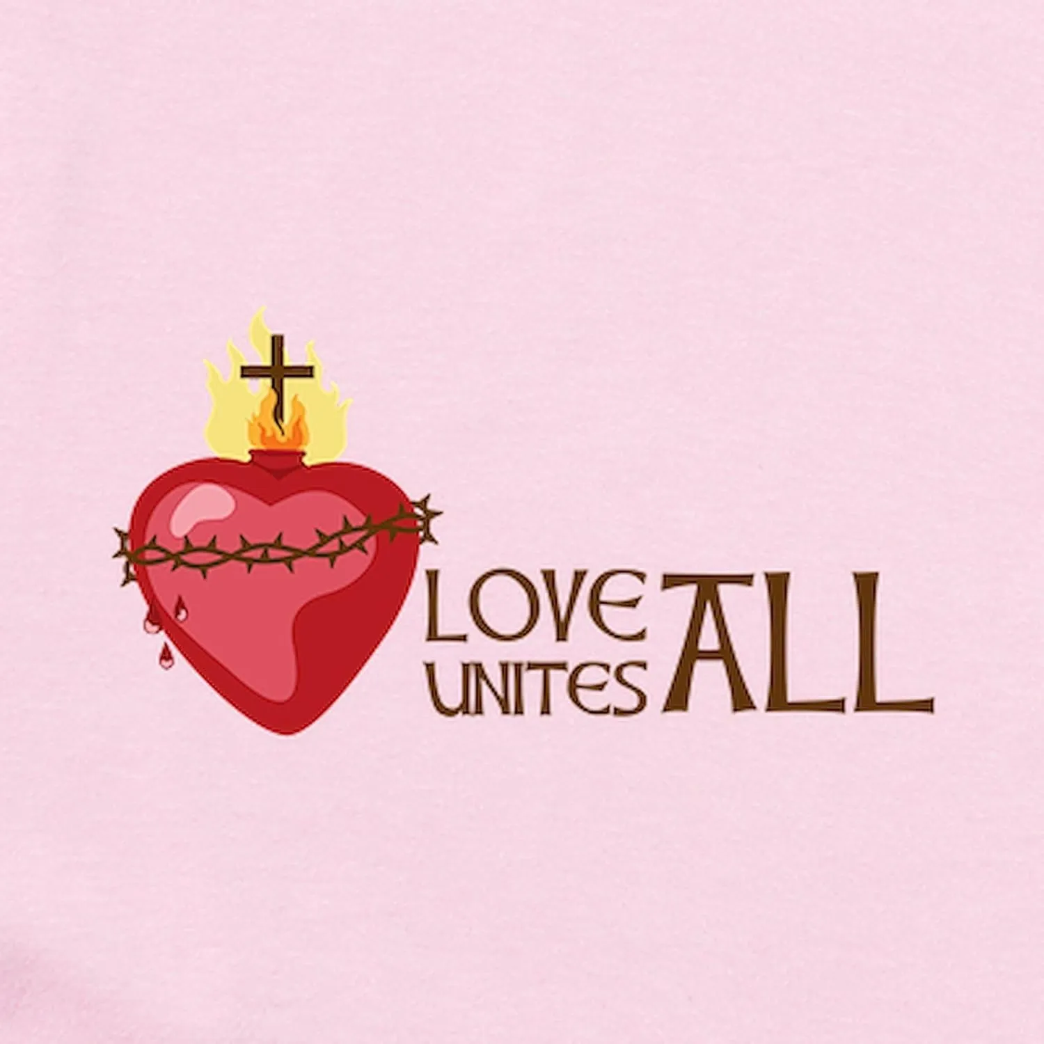 CafePress Love Unites All Body Suit Cute Infant Bodysuit Baby Romper