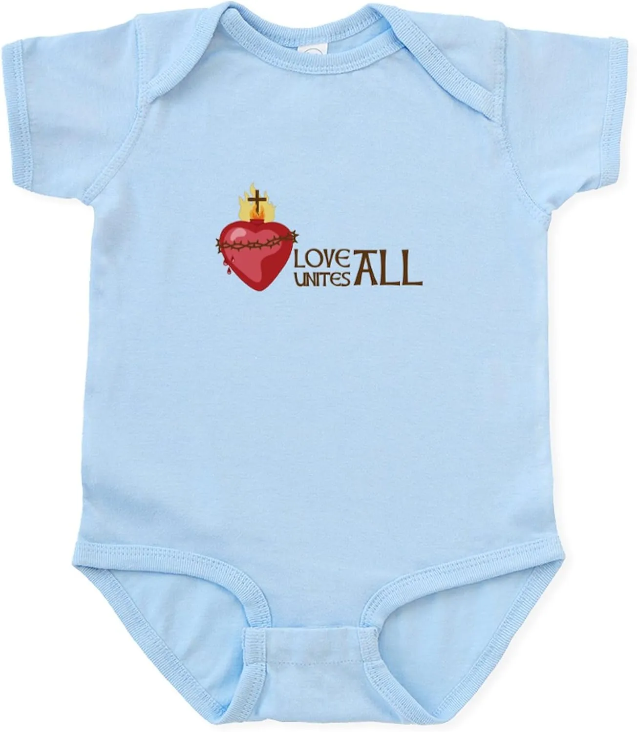 CafePress Love Unites All Body Suit Cute Infant Bodysuit Baby Romper