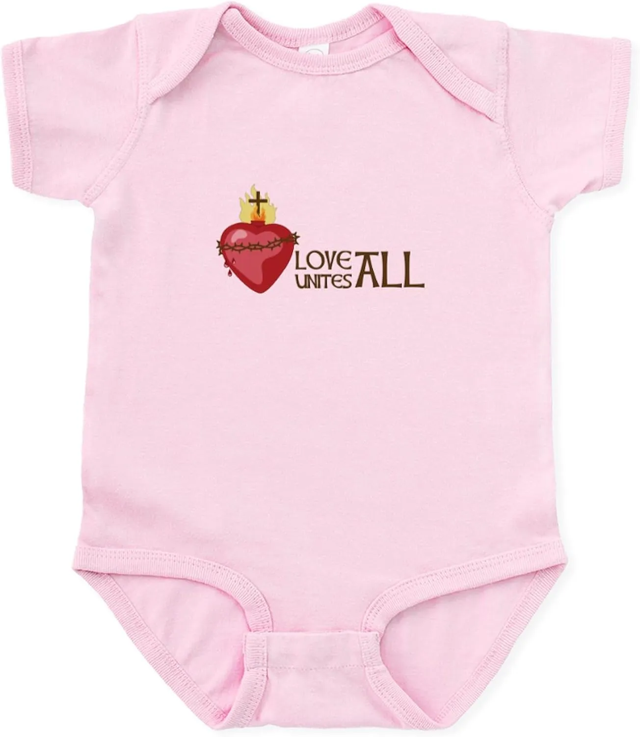 CafePress Love Unites All Body Suit Cute Infant Bodysuit Baby Romper