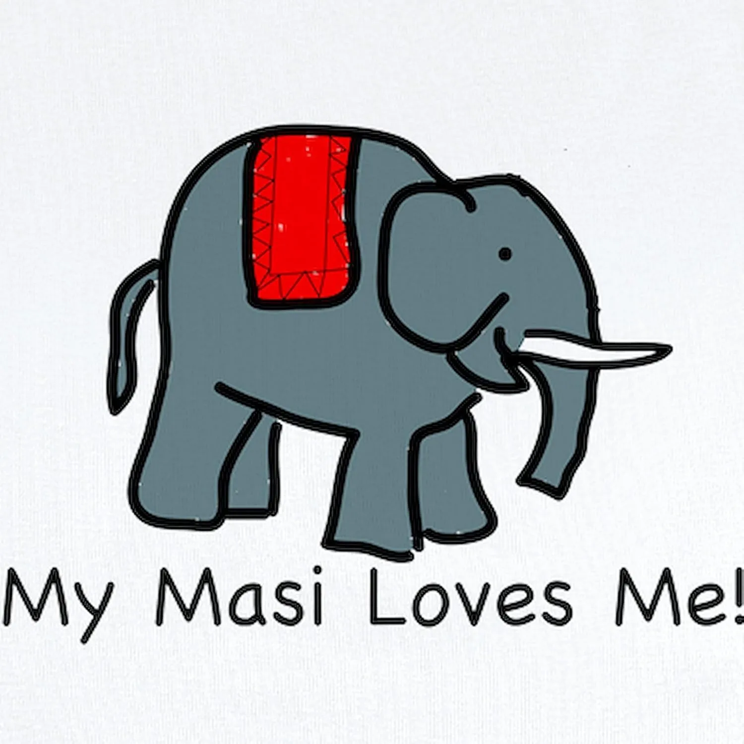 CafePress MASI Loves Me Infant Creeper Cute Infant Bodysuit Baby Romper