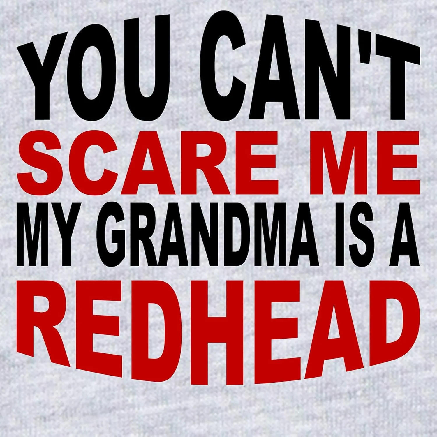 CafePress My Grandma is A Redhead Body Suit Cute Infant Bodysuit Baby Romper Dark