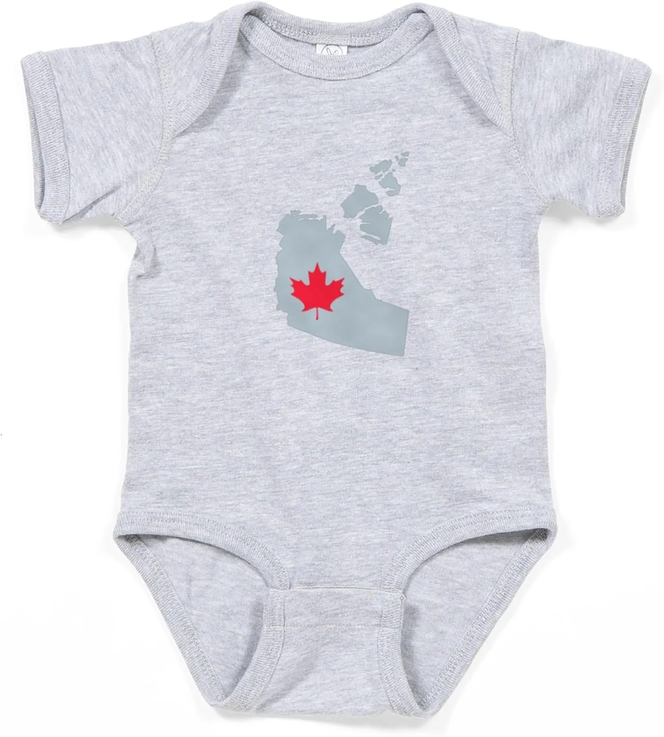 CafePress Northwest Territories Canada Map Maple Leaf Baby B Cute Infant Bodysuit Baby Romper Dark