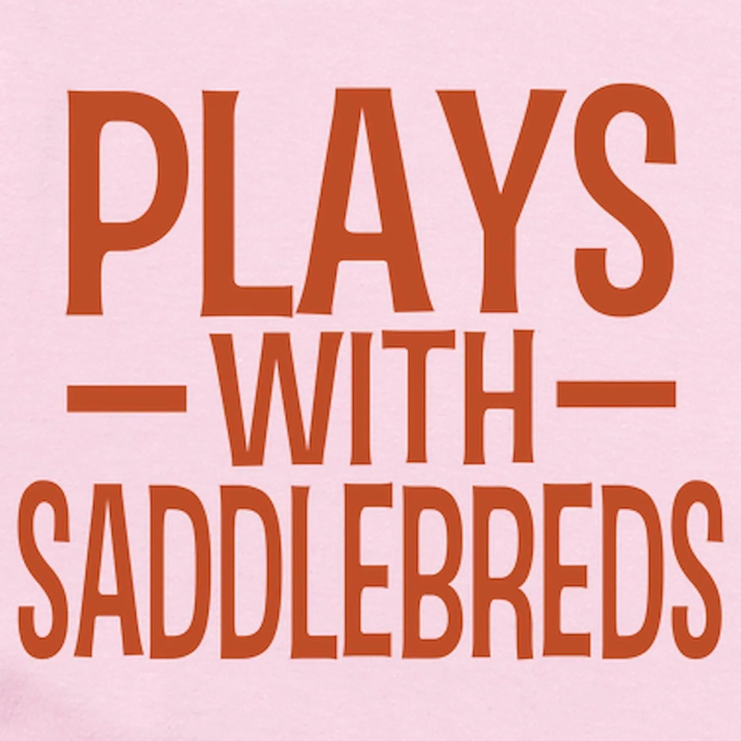 CafePress Plays Saddlebreds Infant Bodysuit Cute Infant Bodysuit Baby Romper