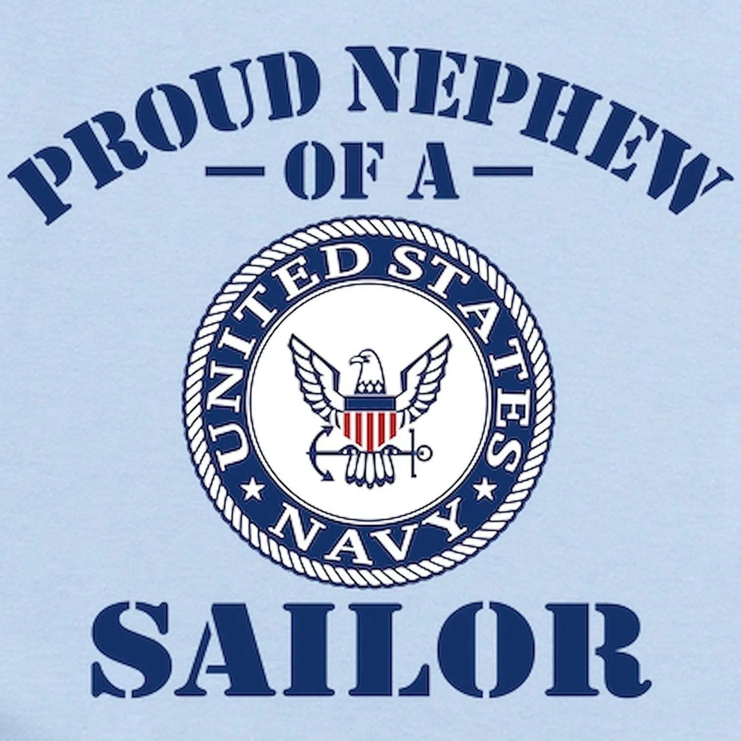 CafePress Proud Nephew of A US Navy Sailor Infant Bodysuit Cute Infant Bodysuit Baby Romper