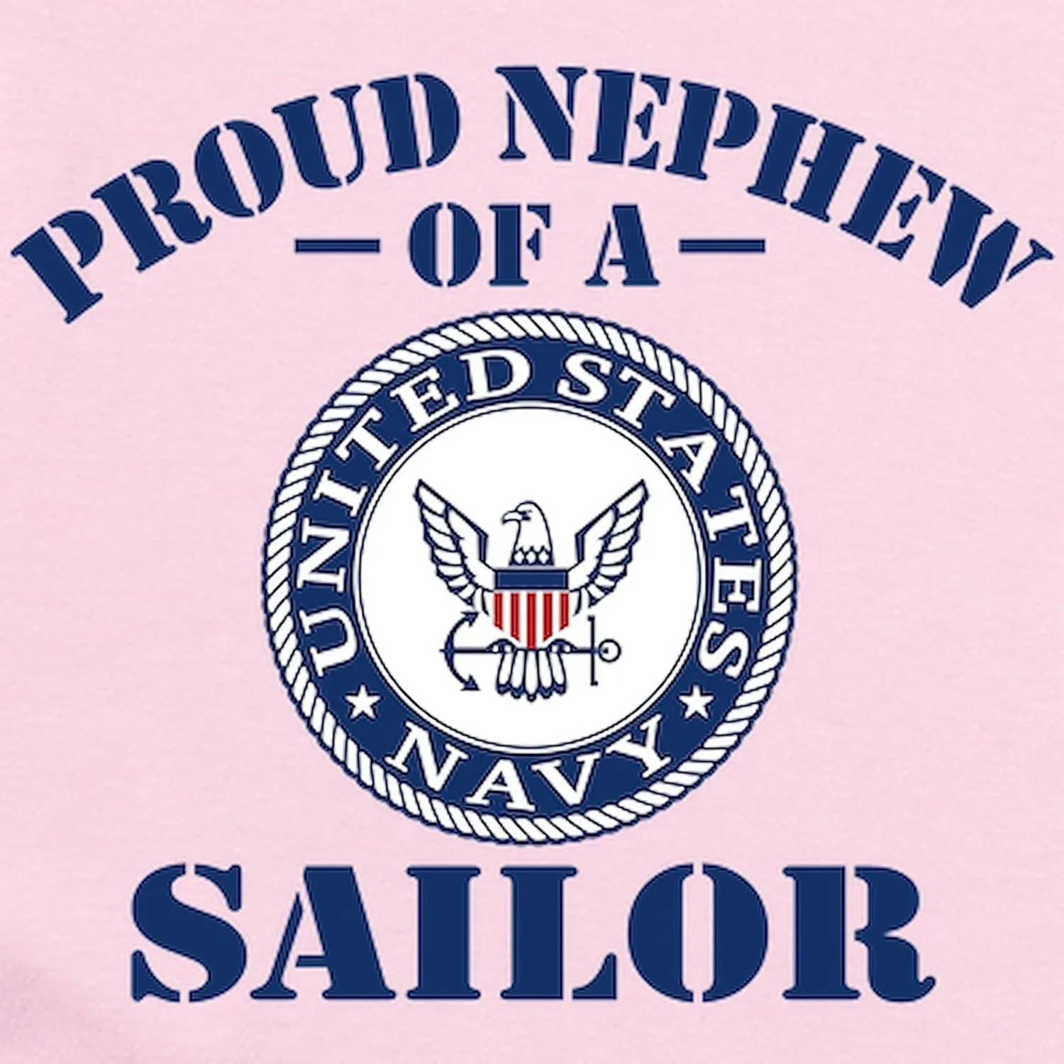 CafePress Proud Nephew of A US Navy Sailor Infant Bodysuit Cute Infant Bodysuit Baby Romper