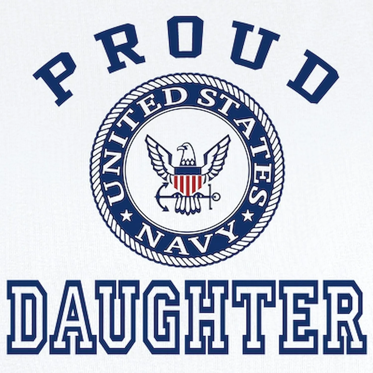 CafePress Proud US Navy Daughter Infant Bodysuit Cute Infant Bodysuit Baby Romper