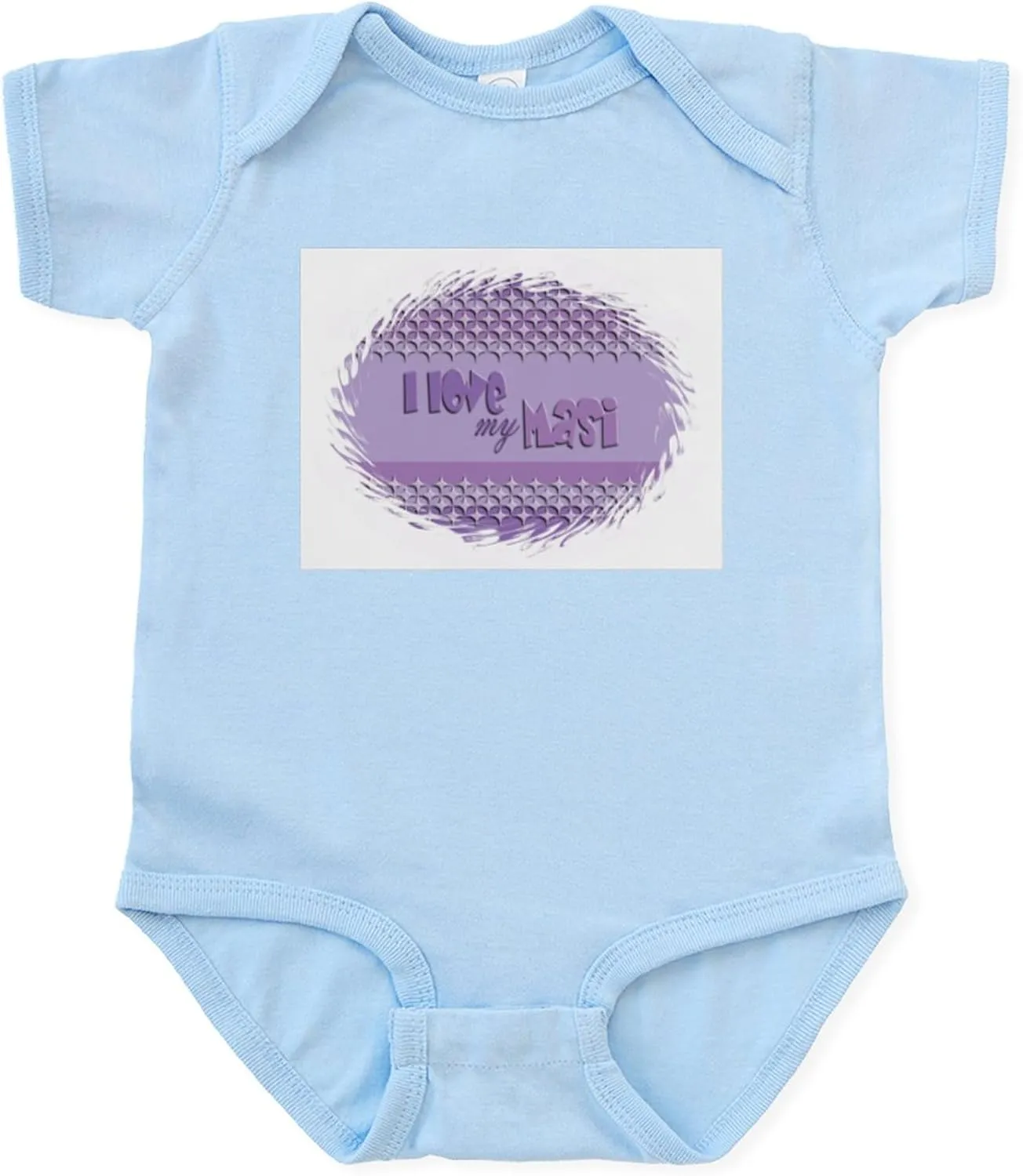 CafePress Purple MASI Infant Bodysuit Cute Infant Bodysuit Baby Romper
