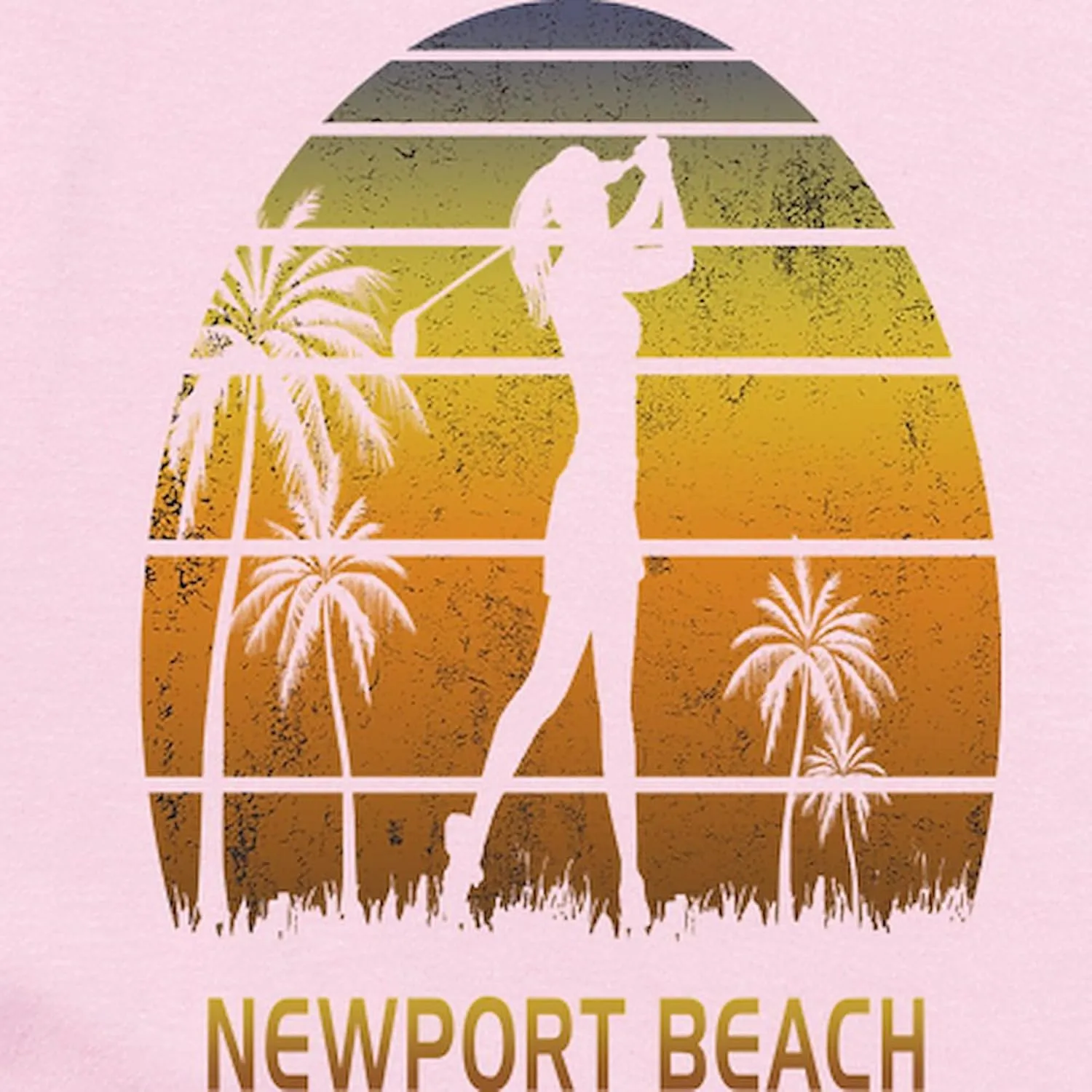 CafePress Retro Newport Beach Women's Golf GOL Body Suit Cute Infant Bodysuit Baby Romper