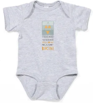 CafePress Teenie Weenie Cute Infant Bodysuit Baby Romper Dark