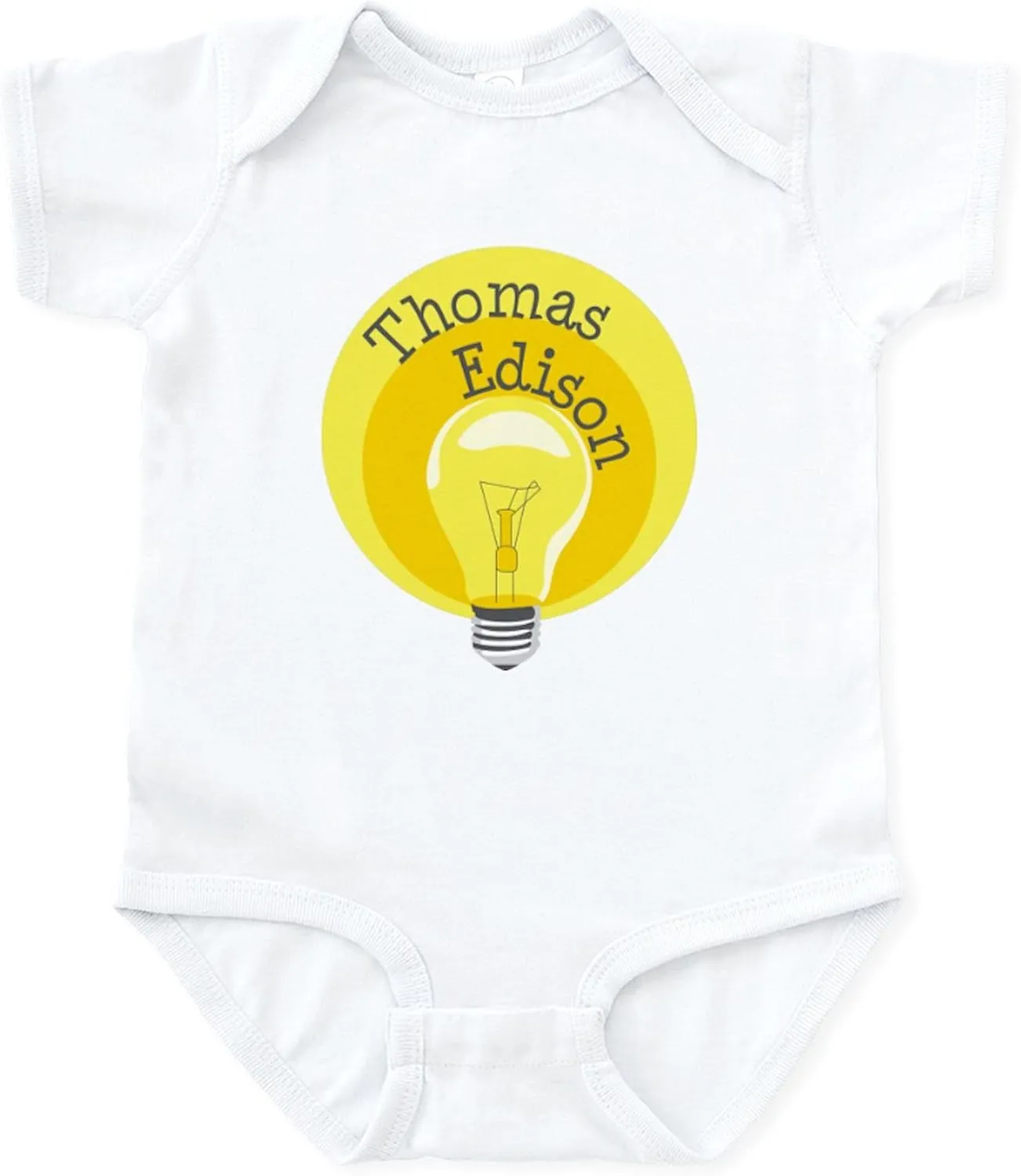 CafePress Thomas Edison Body Suit Cute Infant Bodysuit Baby Romper