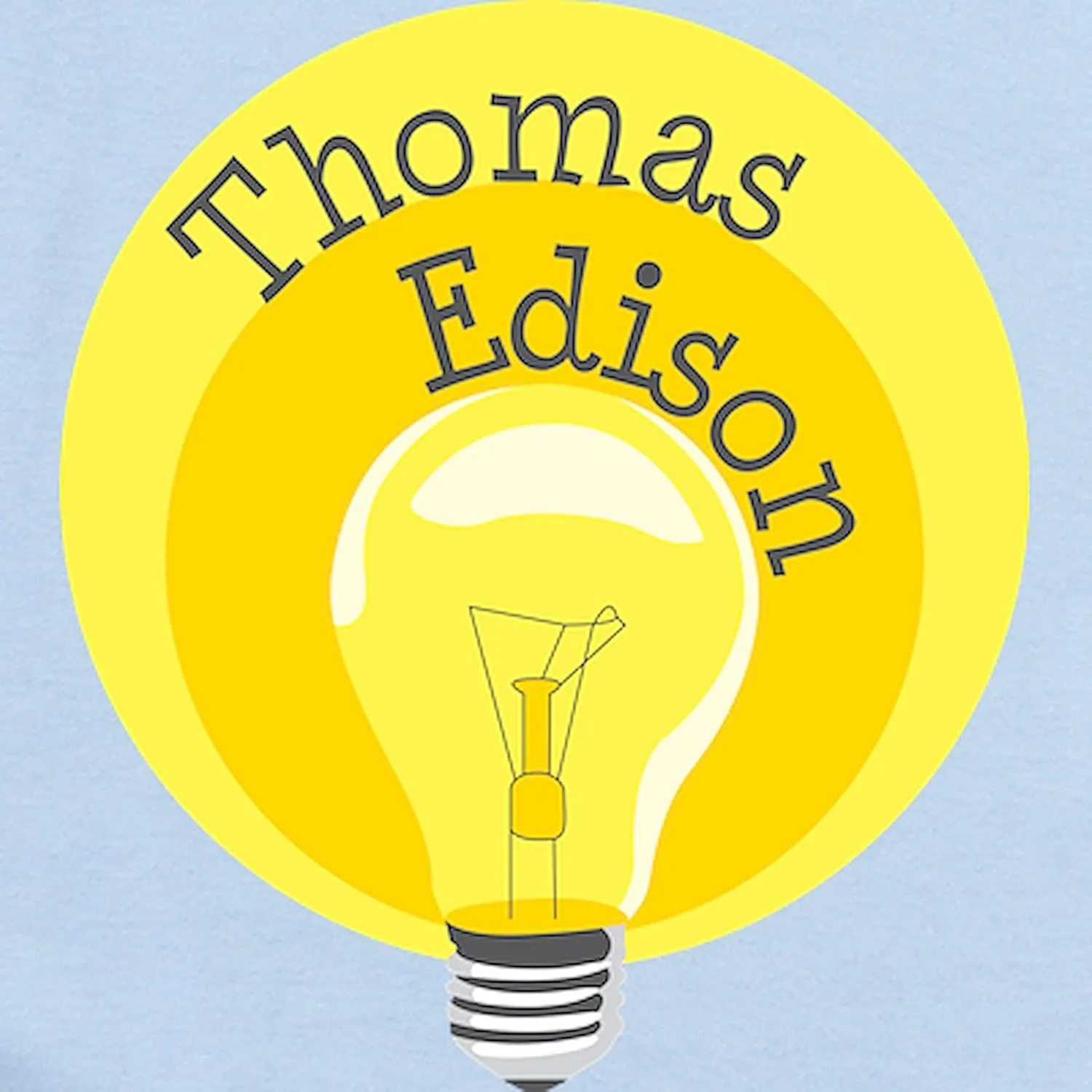 CafePress Thomas Edison Body Suit Cute Infant Bodysuit Baby Romper