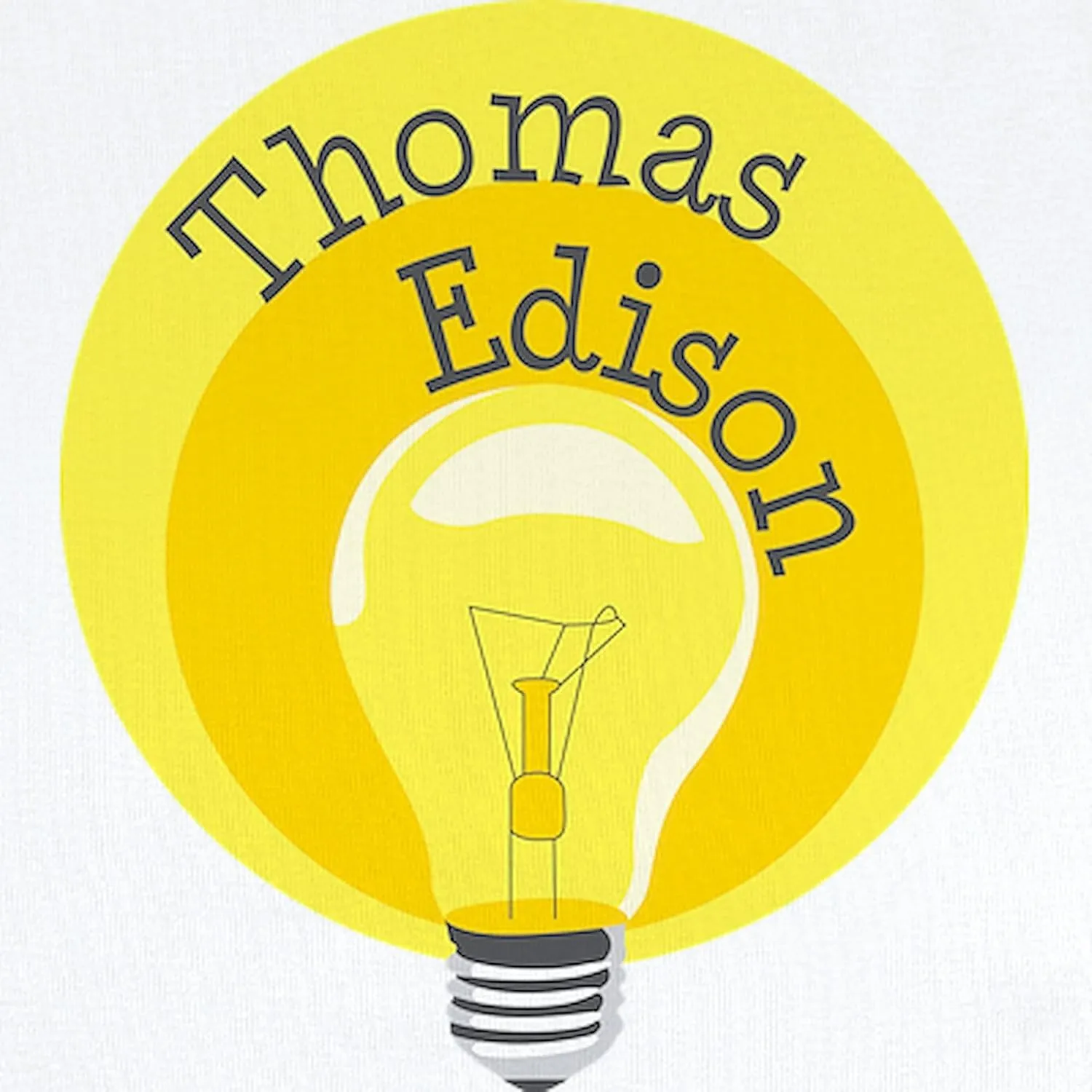 CafePress Thomas Edison Body Suit Cute Infant Bodysuit Baby Romper