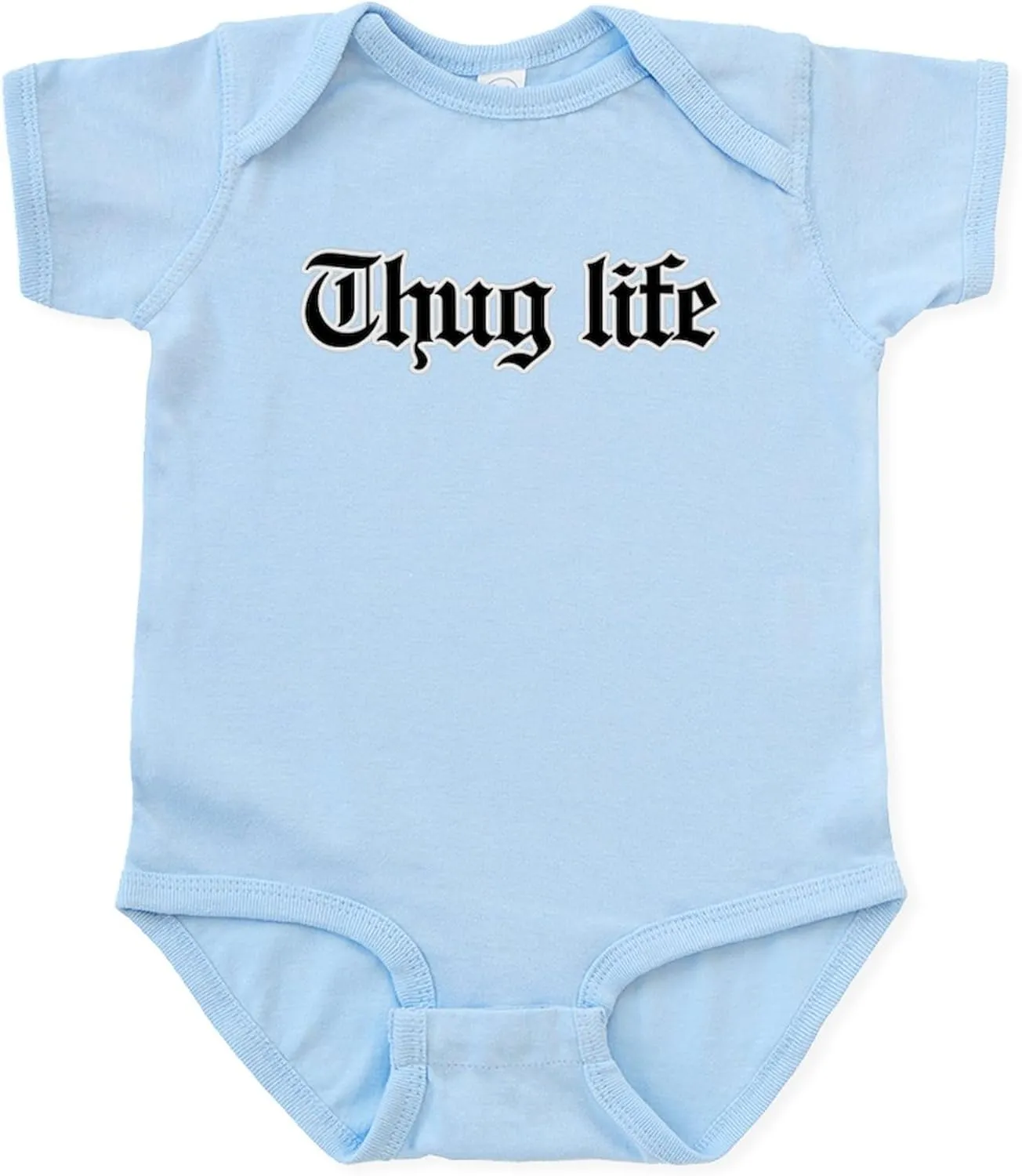 CafePress Thug Life, Gangster, Baby, g, Thug Infant Bodysuit Cute Infant Bodysuit Baby Romper