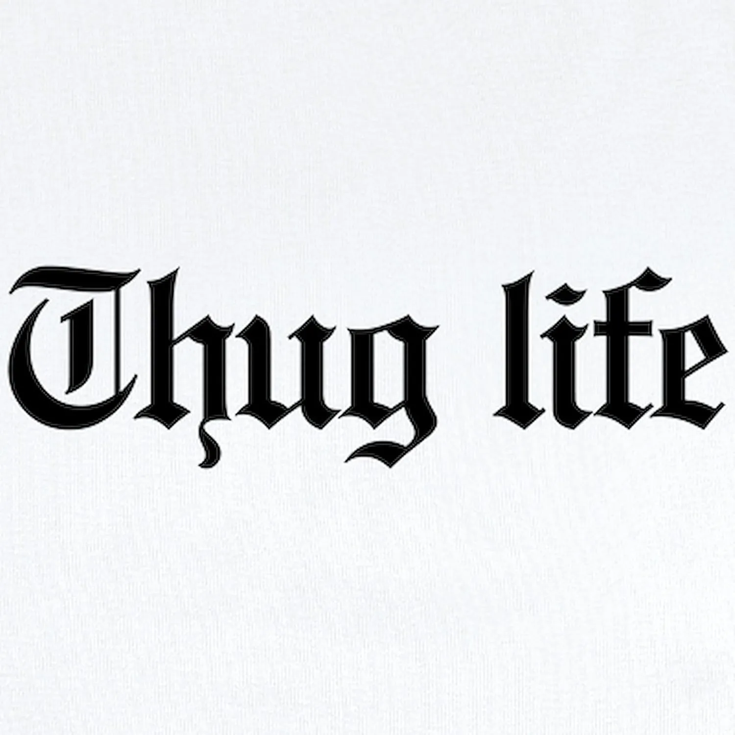 CafePress Thug Life, Gangster, Baby, g, Thug Infant Bodysuit Cute Infant Bodysuit Baby Romper