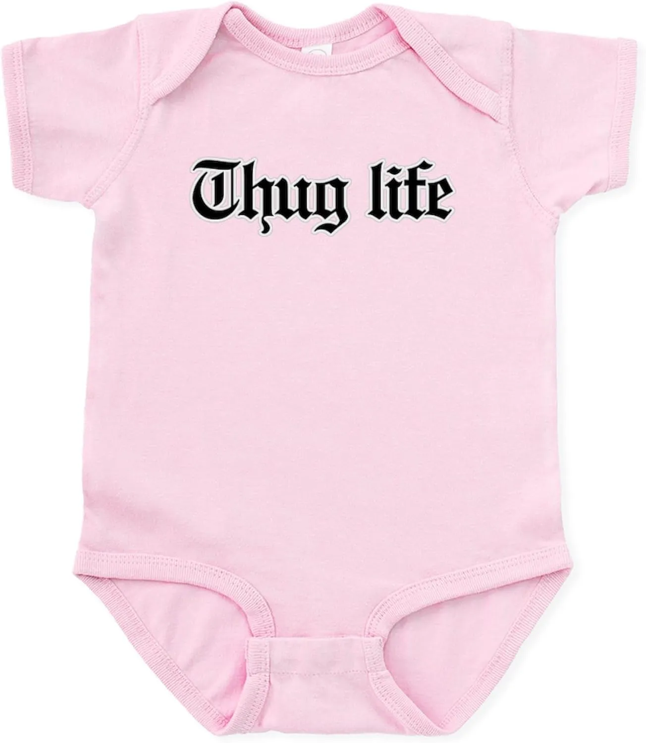 CafePress Thug Life, Gangster, Baby, g, Thug Infant Bodysuit Cute Infant Bodysuit Baby Romper