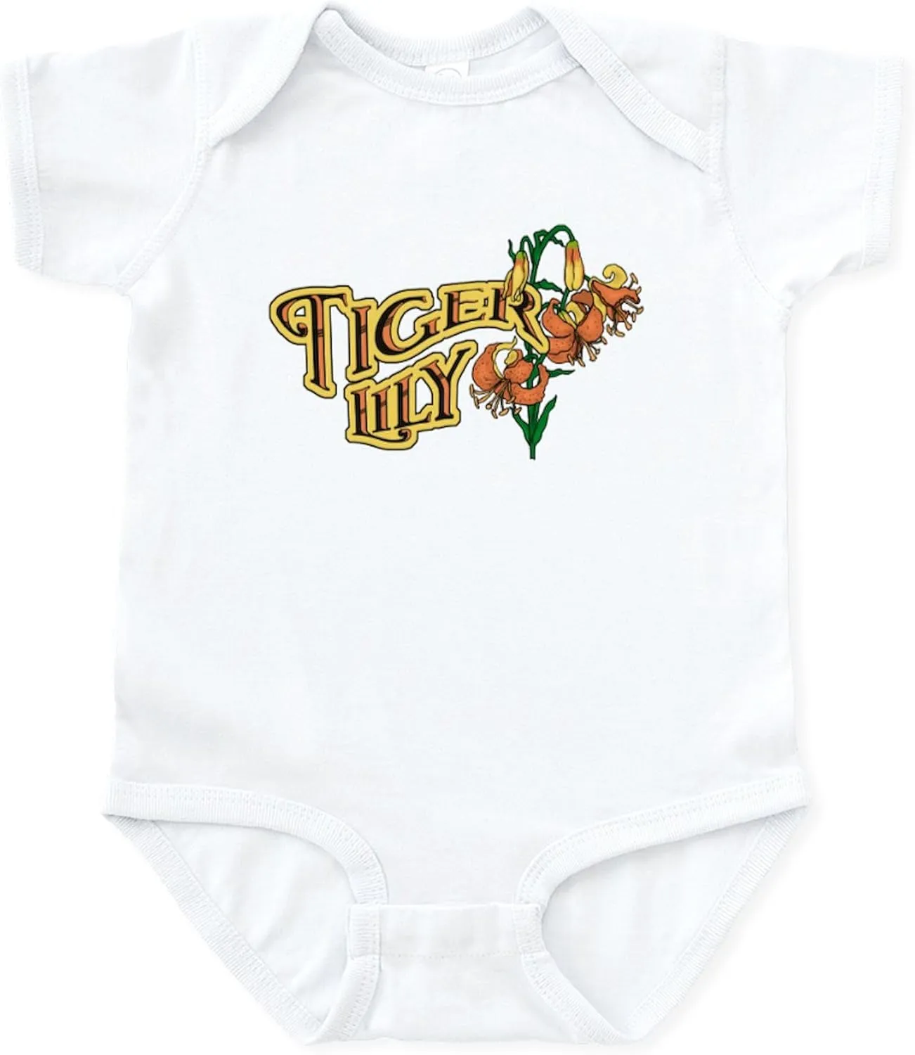 CafePress Tigerlily Infant Creeper Cute Infant Bodysuit Baby Romper