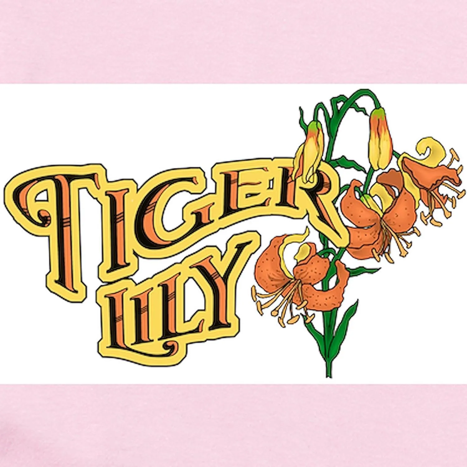 CafePress Tigerlily Infant Creeper Cute Infant Bodysuit Baby Romper