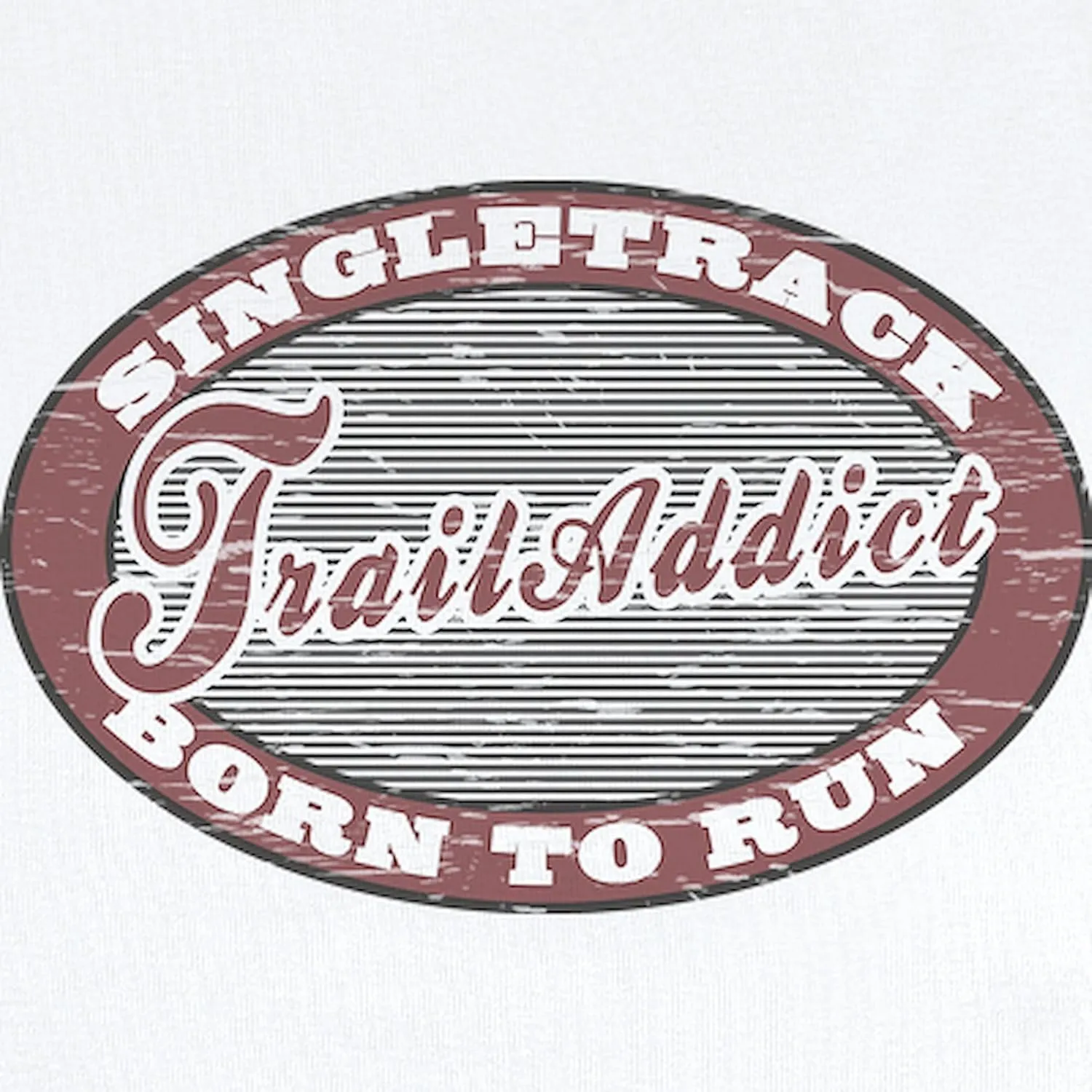 CafePress Trail Addict Runner Infant Bodysuit Cute Infant Bodysuit Baby Romper