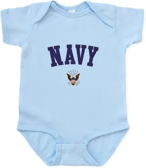 CafePress US Navy Infant Bodysuit Cute Infant Bodysuit Baby Romper