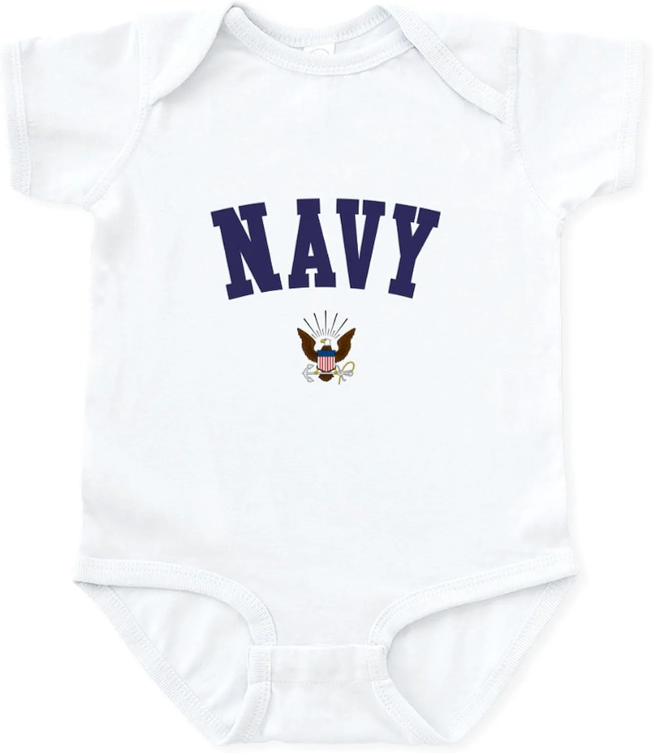 CafePress US Navy Infant Bodysuit Cute Infant Bodysuit Baby Romper