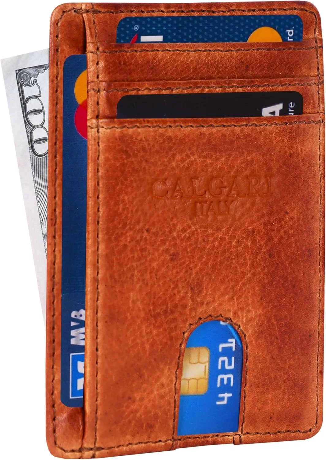CALGARI® Italian Luxury Leather Minimalist Wallets | For Men and Women