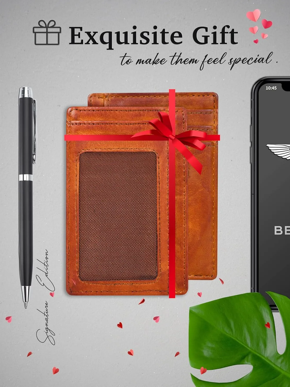 CALGARI® Italian Luxury Leather Minimalist Wallets | For Men and Women