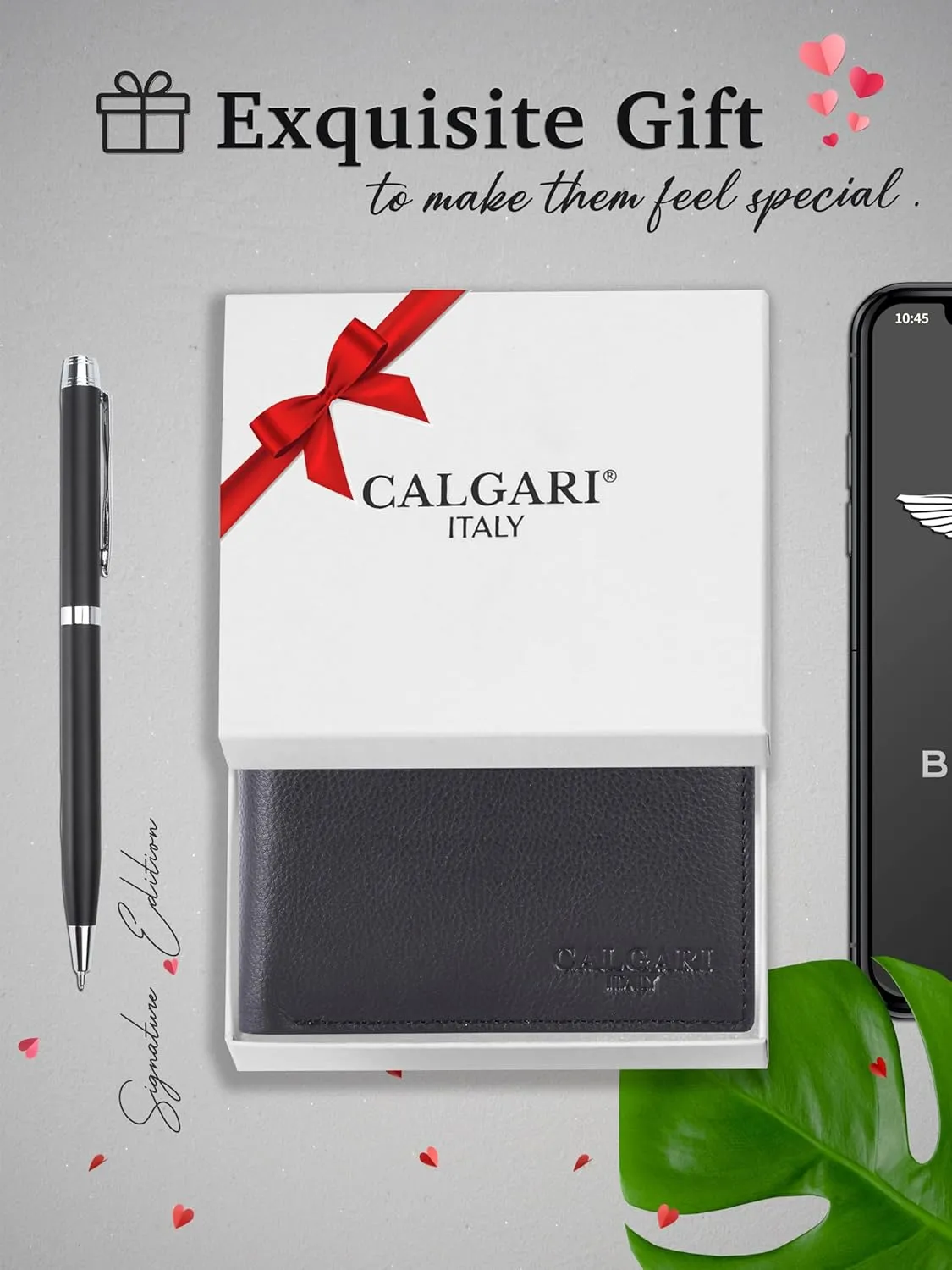 CALGARI® Italian Luxury Leather Wallets For Men | Bifold