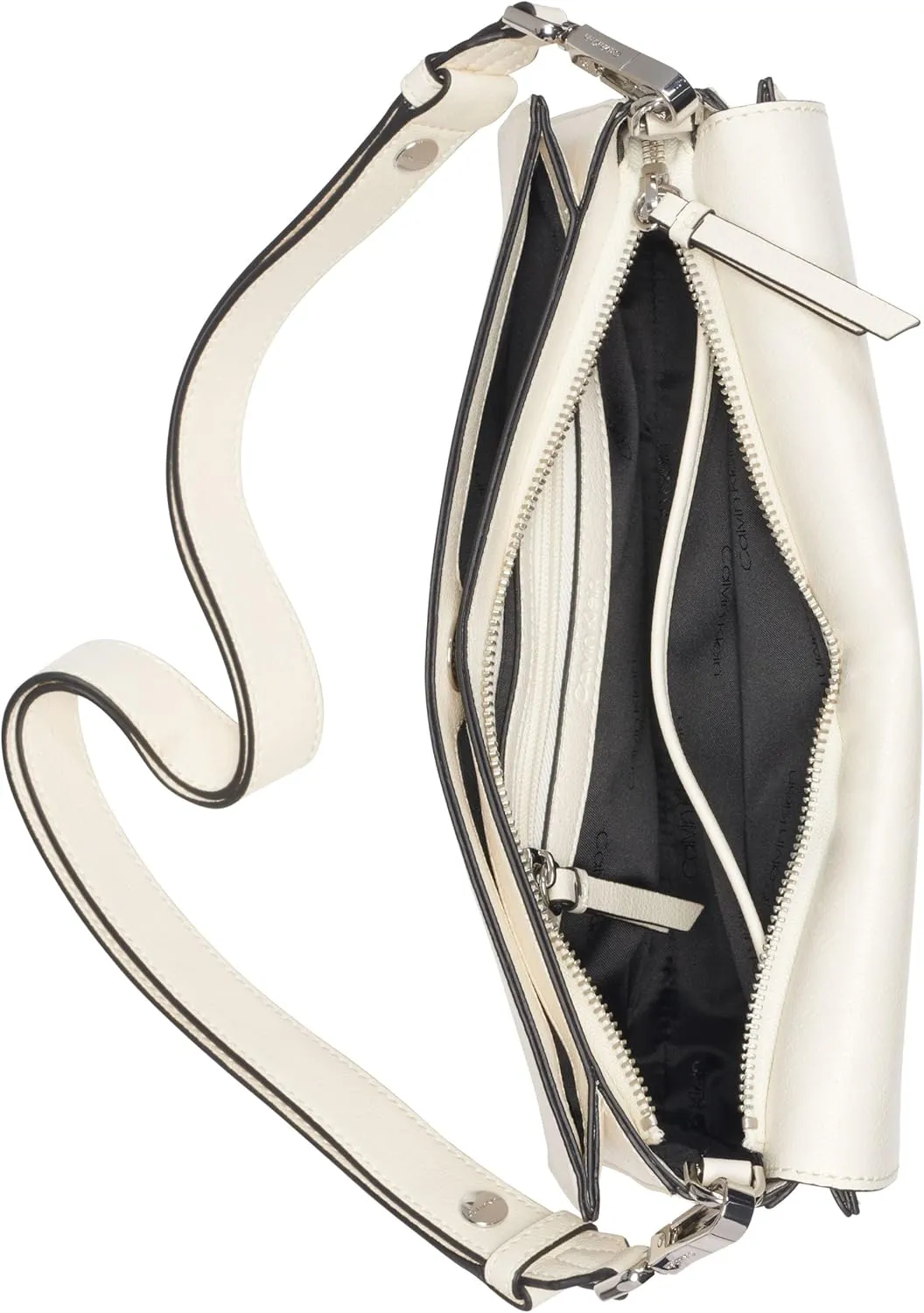 Calvin Klein Basalt Flap Demi Shoulder Bag