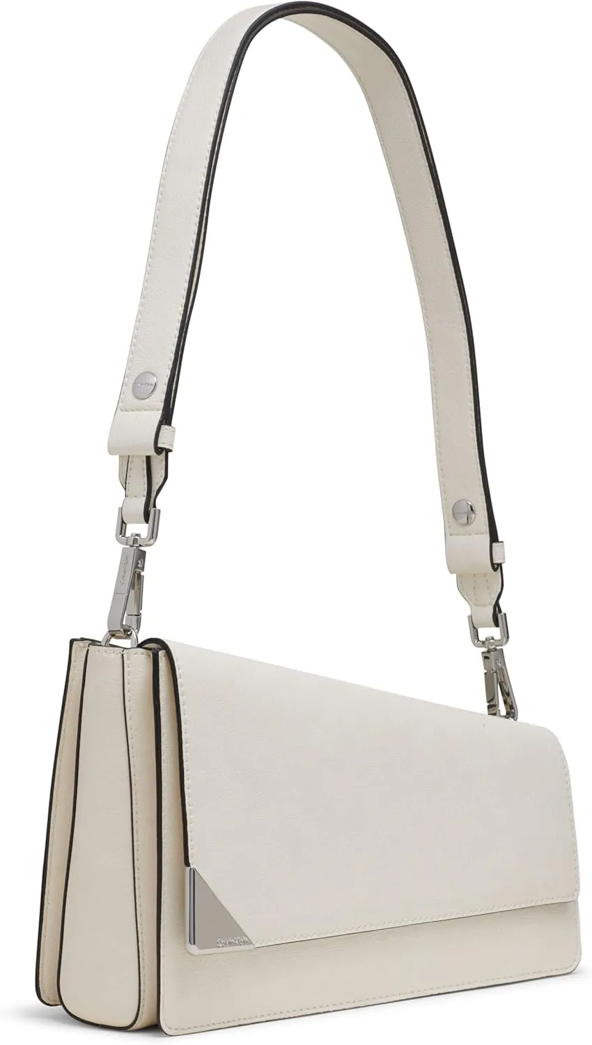 Calvin Klein Basalt Flap Demi Shoulder Bag